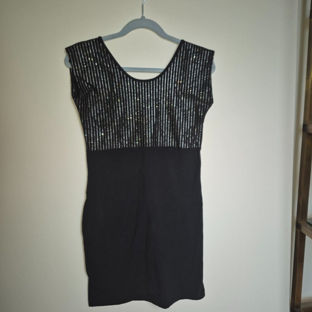 American Apparel Dress with sparkly stripes